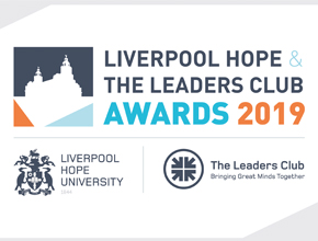 logo for the leaders club awards 2019 on a white background